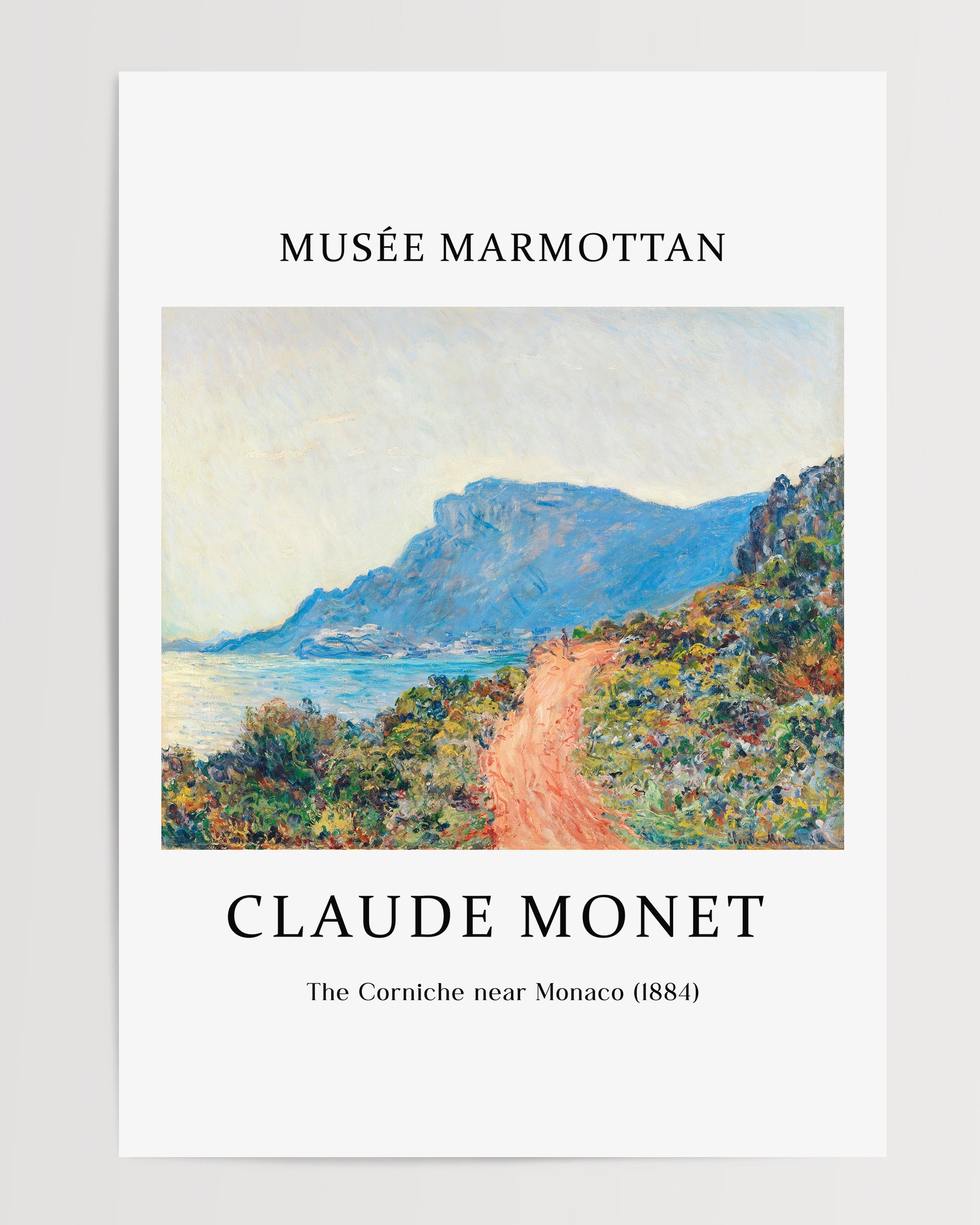 The Corniche near Monaco (1884) The Poster Square